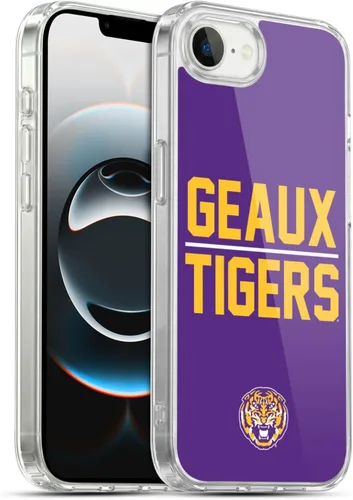 Vista 161 de Head Case Designs Funda de gel suave con licencia oficial de la Universidad Estatal de Louisiana LSU Camou compatible con Apple iPhone 7 Plus/iPhone