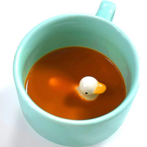 Vista 9 de Chick Taza de Café 3D Taza de Cerámica de Lindo Animal de Dibujos Animados - Animal Bebé Adentro, Mejor Taza de Oficina y Regalo de Cumpleaños 8 OZ