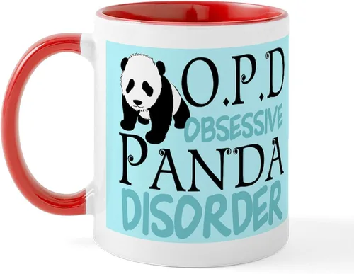 Vista 27 de CafePress Turtle And Panda - Taza de café de cerámica de 11 oz (11.0 fl oz)
