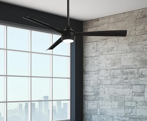 Vista 6 de Minka-Aire F626L-CL Skinnie Ventilador de techo de 56" con luz LED integrada en acabado carbón