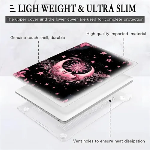 Vista 34 de Funda para computadora MacBook Pro de 13 pulgadas, modelo A1425/A1502, modelo A1425/A1502, diseño de primera calidad, funda rígida para laptop 3D 3D