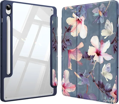 Vista 10 de Fintie Funda transparente para Samsung Galaxy Tab S10 Lite/S10 FE/S9 FE Negro