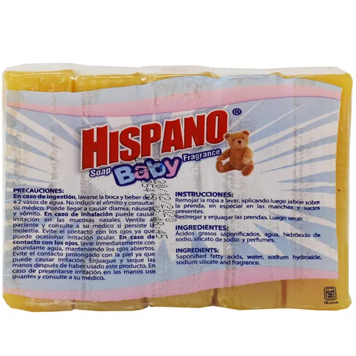 Vista 2 de Green Hills Hispano Jabón Fragancia Baby Pack 5 Bar 5.64 oz