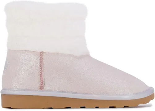 Vista 2 de Nautica Kids Girls Boot With Sherpa Fur For Snow And Winter-Warm Ankle Slipper Bootie Big Kid - Little Kid - Toddler