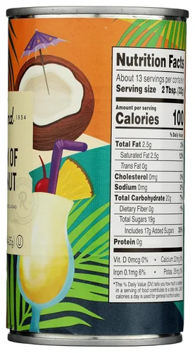 Vista 5 de Roland Foods Crema de coco, lata de 15 onzas, paquete de 1