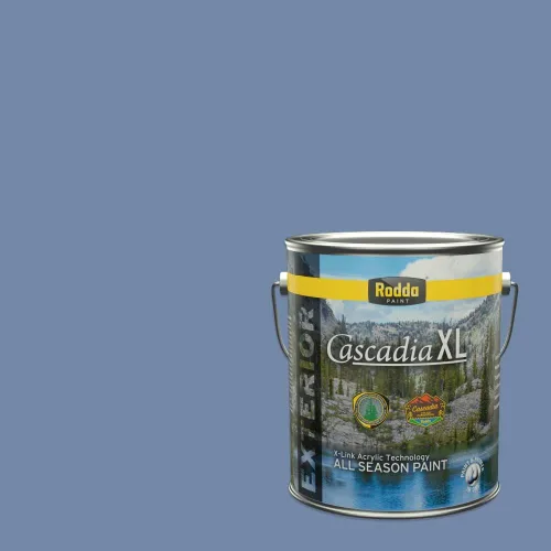 Vista 10 de Rodda Paint CASCADIA XL Pintura e imprimación satinada exterior en uno, cuarto de galón, Acapulco Dive