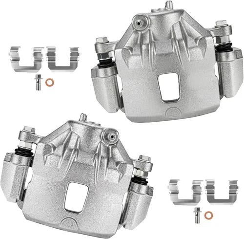 Vista 30 de cciyu Conjunto de pinza de freno trasera izquierda 18B4644A con soporte para Buick Rendezvous, para Chevy Venture, para Oldsmobile Silhouette