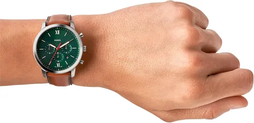 Vista 6 de Fossil Men's Neutra Stainless Steel and Leather Quartz Chronograph Watch
