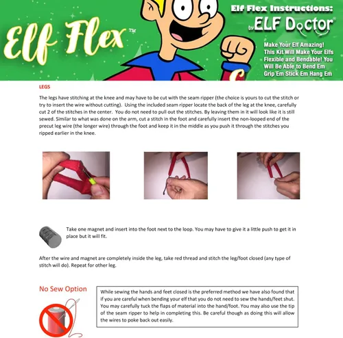 Vista 4 de Elf Doctor Kit de actualización de elfo flexible ELF: ¡haz que tu elfo sea