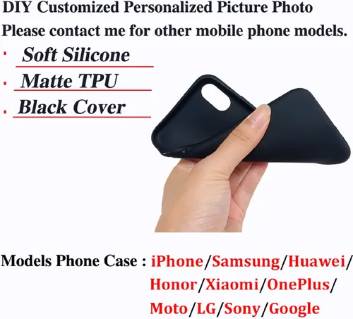 Vista 7 de Funda delgada de TPU suave mate con foto personalizada para OPPO R17 Find X2 X3 F17 F17 F9 A94 A72 Reno 8 7 6 5 Realme 9 8 Pro, Personalizar imagen