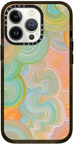 Vista 162 de CASETiFY Funda Impact para iPhone 13 [Protección contra caídas de grado militar 4X de 8.2 pies/Compatible con Magsafe] - #1 Mom - Transparente