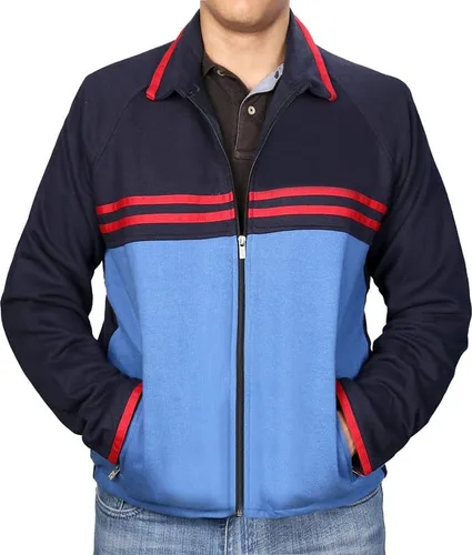 Vista 4 de Trendi Fashion Sudeikis Sport - Chaqueta deportiva ligera de forro polar para hombre, suéter Jason de entrenador de fútbol para hombre