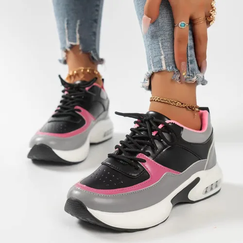 Vista 4 de viyabling Tenis para mujer, zapatos para caminar, zapatos para caminar, zapatos para correr, zapatos de malla ligera para gimnasio