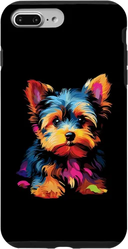 Vista 11 de Funda para iPhone 11 Yorkie Puppy