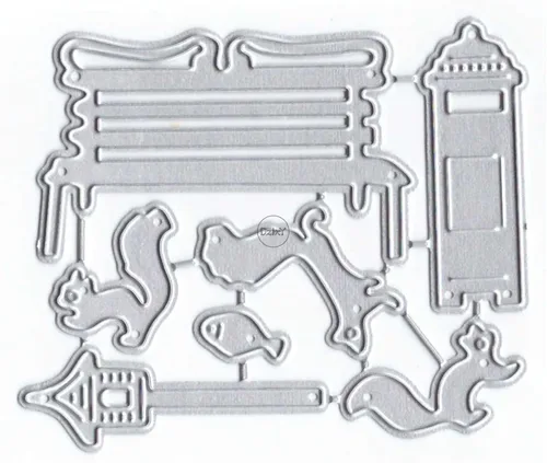 Vista 21 de DzIxY Casas Troqueles de corte de metal para kit de fabricación de tarjetas, troquelados de papel en relieve, plantillas de máquina de álbumes