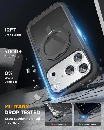 Vista 139 de Miracase Serie de vidrio para iPhone 11 de 6.1 pulgadas, funda protectora de cuerpo completo resistente mejorada con protector de pantalla de vidrio