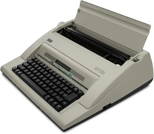 Vista 4 de Nakajima Máquina de escribir electrónica portátil WPT-160 con pantalla y memoria