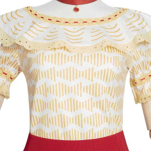 Vista 6 de Disfraz de Dolores para mujer, conjunto completo de falda con diadema, vestido de princesa para Halloween