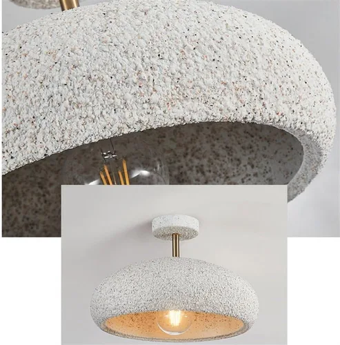 Vista 5 de Lámpara de techo retro hecha a mano, decoración de interiores, lámpara de techo moderna para sala de estar, comedor, dormitorio, lámpara colgante