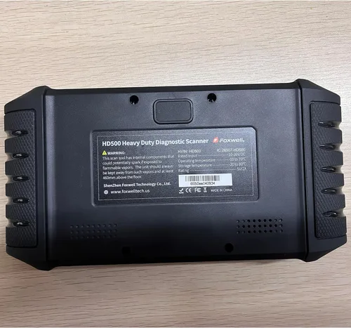 Vista 9 de FOXWELL Escáner de camión resistente HD500 - Escáner diesel con regen DPF/corte de inyector/ajuste de límite, herramienta de diagnóstico diesel