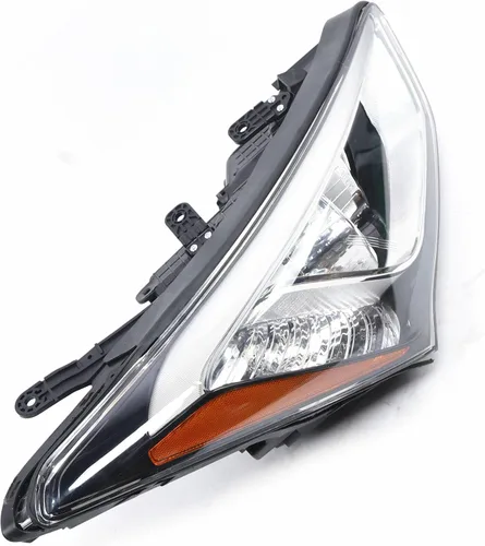 Vista 3 de Conjunto de faro delantero para Hyundai Santa Fe 2013 2014 2015 2016 halógeno (lado del conductor+pasajero)