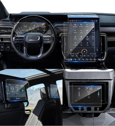 Vista 12 de Protector de pantalla Coleya Yukon Denali para 2021 2022 2023 2024 GMC Yukon (Denali/Denali Ultimate) 10.2 pulgadas, accesorios Yukon Denali