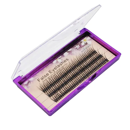 Vista 3 de Bodermincer 120 pestañas postizas de visón PBT largas de rizo D, 12D, naturales, suaves, largas, de visón, pestañas individuales, hechas a mano