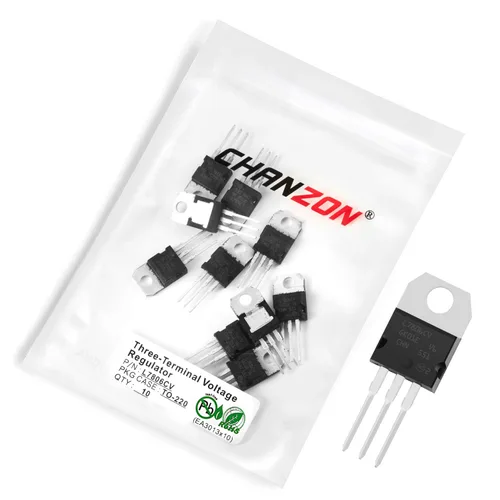Vista 42 de Chanzon 78M05 TO-252 Regulador de voltaje fijo positivo IC, regulador positivo de tres terminales para gestión de energía (paquete de 10 piezas)