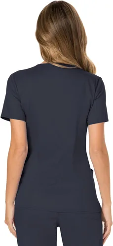Vista 2 de Workwear Revolution WW610 - Ropa quirúrgica con estilo cruzado falso para mujer, elástica, suave y de fácil cuidado