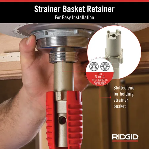 Vista 4 de RIDGID 57003 EZ Change Llave de Fontanería para Instalación y Remoción de Grifos