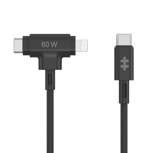 Vista 2 de Cable USB-C Hyper HyperJuice Negro 1,5 m