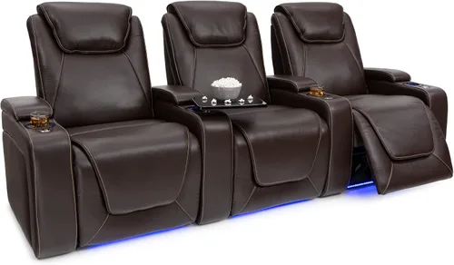 Vista 11 de Seatcraft Paladin - Asiento de cine en casa, sillón reclinable individual Negro