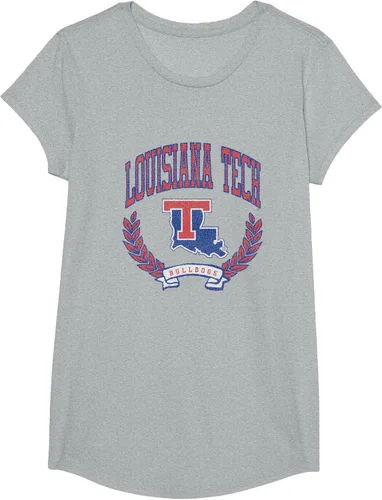 Vista 17 de Louisiana Tech Bulldogs Varsity Logo - Camiseta con licencia oficial, Negro
