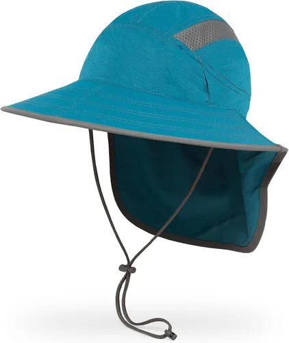 Vista 10 de Sunday Afternoons Ultra Adventure Hat UPF 50+ Sun Hat Reverse Split Brim, Sunglass Lock, neck cape, side mesh panels, moisture-wicking sweatband