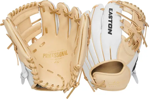 Vista 9 de Easton Professional Collection Signature Series Fastpitch Softball Glove Sizes 11.5" - 12.75" Multiple Styles Trap-Eze Web modificada