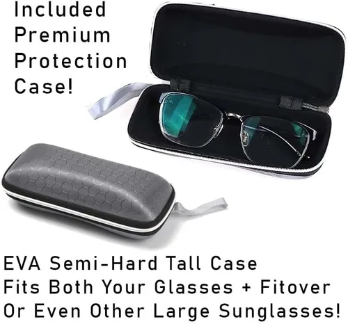 Vista 4 de ElementsActive Gafas de sol polarizadas envolventes para conducir deportes al aire libre 100 UV Premium Case