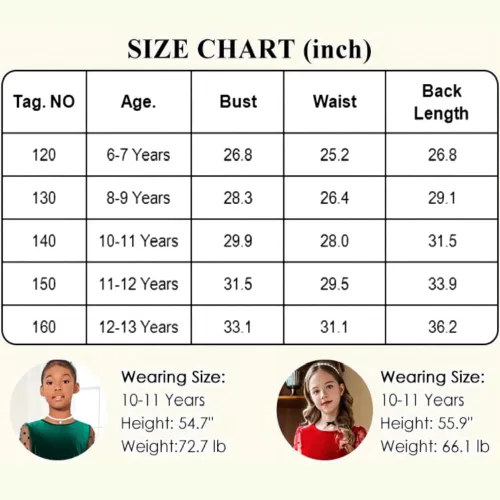 Vista 6 de Arshiner Vestidos de manga larga de terciopelo para niñas