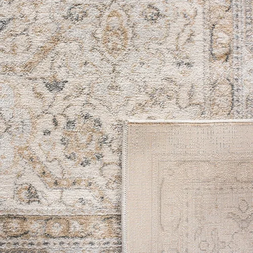 Vista 60 de SAFAVIEH - Colección Isabella, alfombra decorativa - 2'2" x 5', azul y crema, diseño oriental, no desprende pelusa y fácil cuidado, ideal para áreas