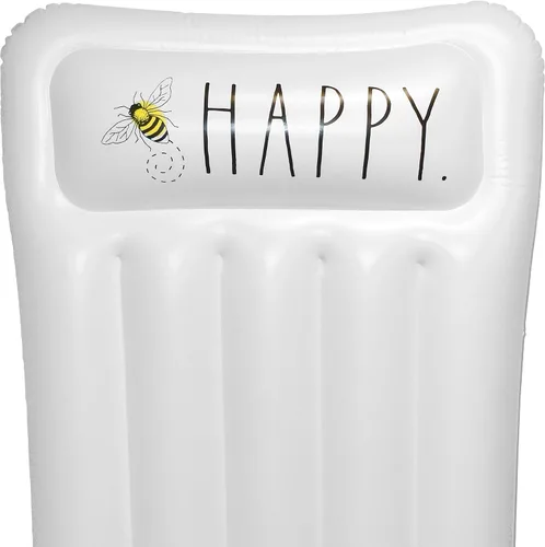 Vista 3 de Rae Dunn x CocoNut Float - Flotador de tumbona para adultos, tamaño adulto, multiusos, inflable y silla de descanso, flotador de balsa versátil