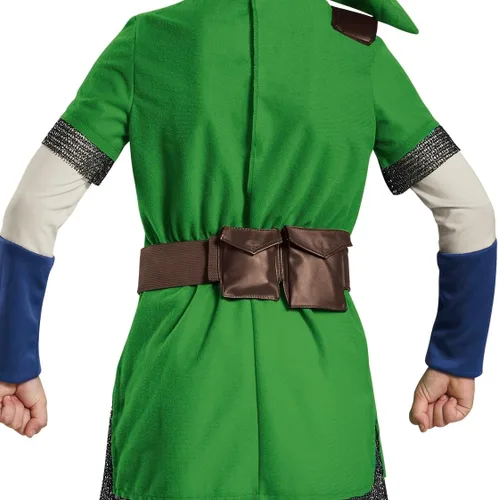 Vista 4 de Disfraz de Link de lujo para niños.