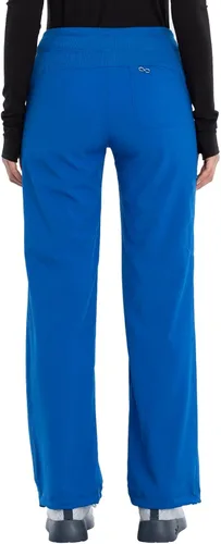 Vista 5 de Cherokee Womens Infinty Low Rise Straight Leg Drawstring Scrub Pant