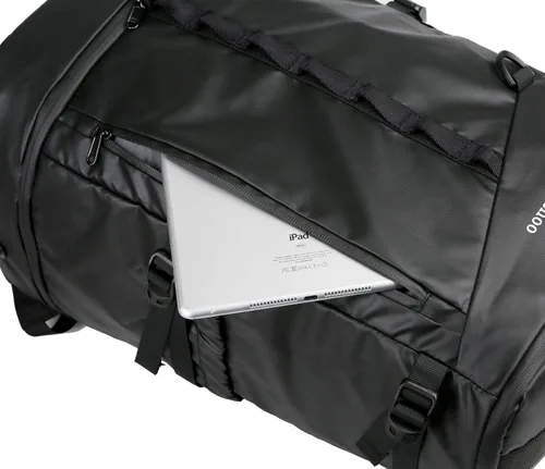 Vista 9 de Mouteenoo Mochila de viaje con compartimento para zapatos para gimnasio, deportes, senderismo, mochila resistente al agua para hombres y mujeres