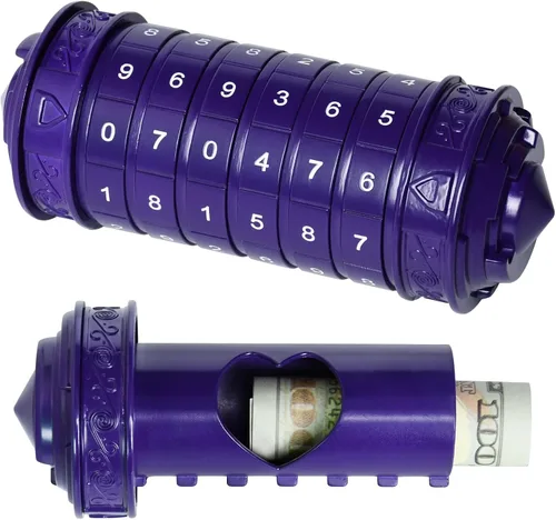 Vista 9 de CoEjokno Da Vinci Code Numeric Cryptex Caja de Rompecabezas de Dinero para Regalo en Efectivo, Caja de Joyería con Compartimento Oculto, Regalo