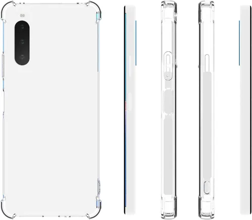 Vista 2 de USTIYA Caso para Sony Xperia 10 IV Clear TPU cuatro esquinas cubierta protectora transparente suave funda