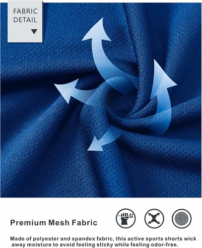 Vista 4 de NORTHYARD Pantalones cortos deportivos de baloncesto para hombre, de 5, 7, 10 pulgadas, para entrenamiento, gimnasio, secado rápido, pantalones