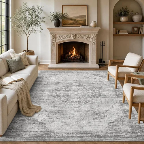 Vista 15 de Garvee Alfombra vintage Beige
