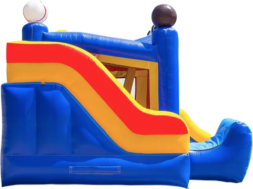 Vista 5 de Casa de despedida inflable de alta calidad y grado comercial 100 %, inflable solo para deportes PVC