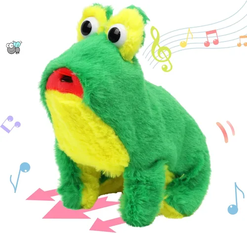 Vista 44 de Hopearl - Conejo saltarín con campana, interactivo, mascota electrónica de peluche con sonidos y movimientos, orejas que se mueven y nariz que se