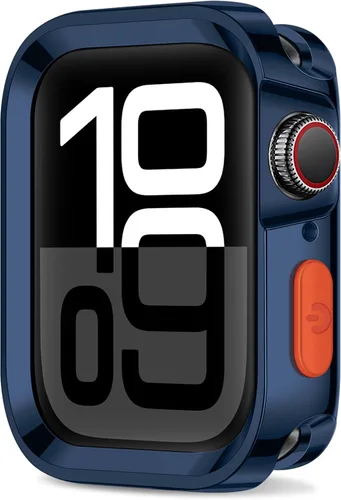 Vista 23 de Amizee Estuche Resistente Compatible con Apple Watch Series 9/8/7 41mm SE 3/2/1 Series 6/5/4 40mm, Funda Protectora de TPU Blanda a Prueba de Golpes