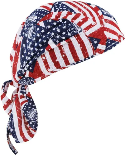 Vista 9 de Ergodyne Chill Its 6615 - Bandana de alto rendimiento Do Rag - Banda para la cabeza de terry cloth